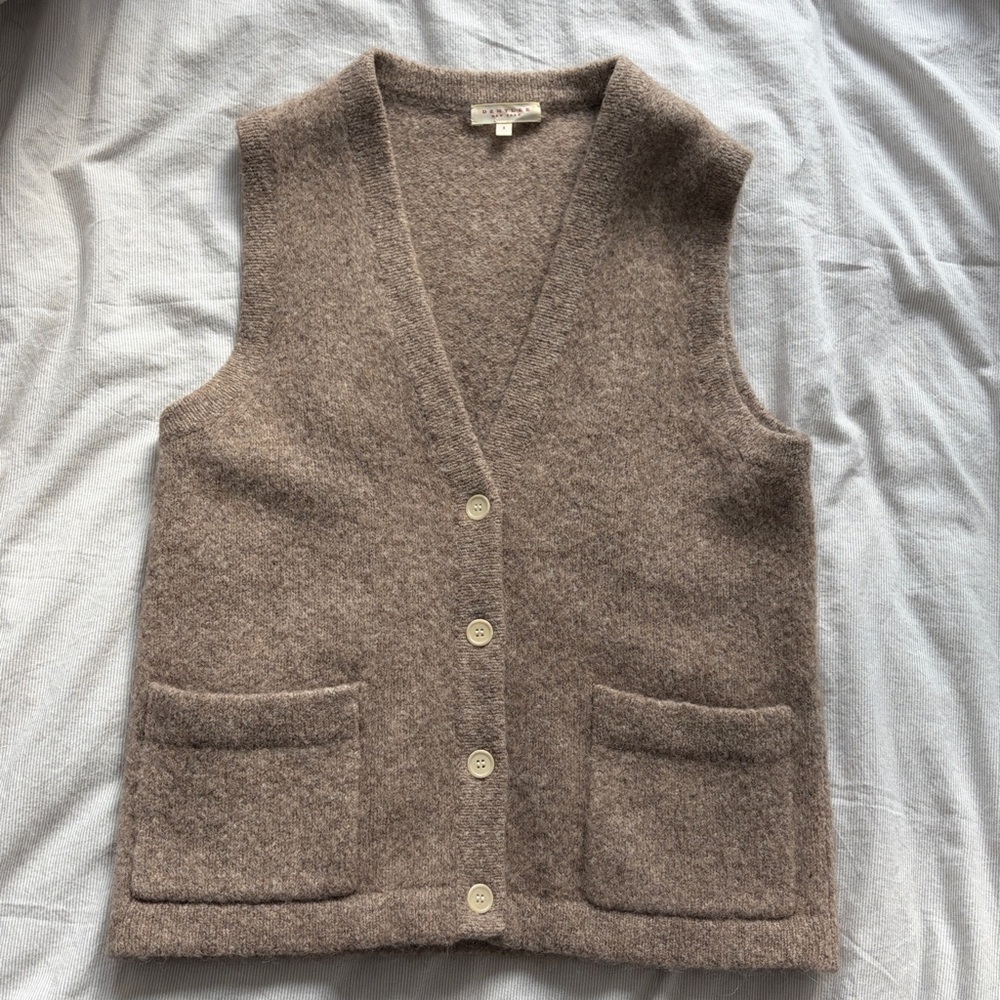 Demylee mohair wool VEST only DEMYLEE sleeveless sweater boxy SWEATER VEST small